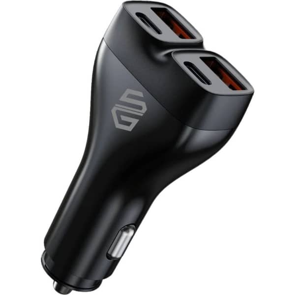 Buy Smart Gate C68 Digital 4 Port Car Charger Black  SGCH-C68CCAA|  Sharafdg.com