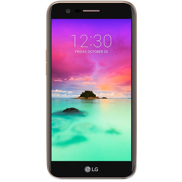 LG K10 2017 4G Dual Sim Smartphone 16GB Gold + Case