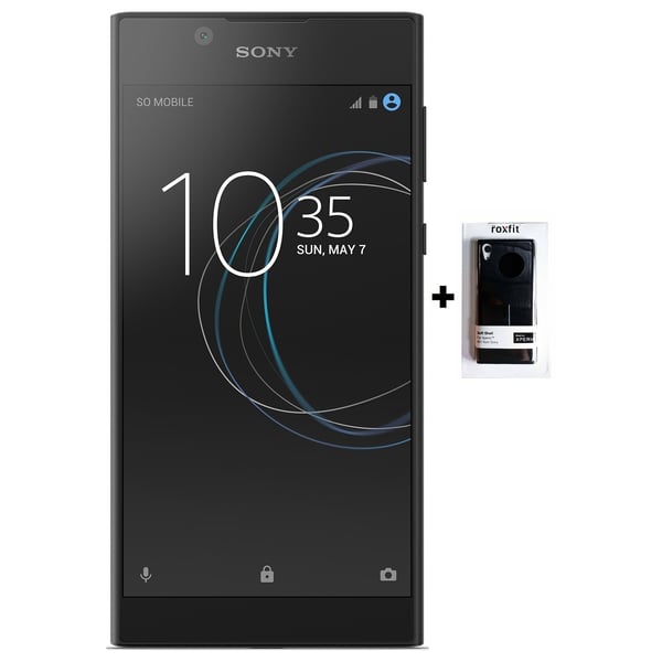 Sony Xperia XA1 4G Dual Sim Smartphone 32GB Black + Case