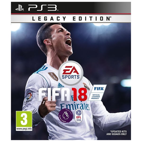PS3 FIFA 18 Legacy Edition Game
