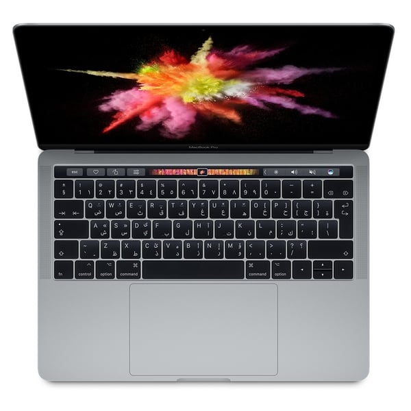 MacBook Pro 13-inch with Touch Bar and Touch ID (2017) - Core i5 3.1GHz 8GB 256GB Shared Space Grey English/Arabic Keyboard