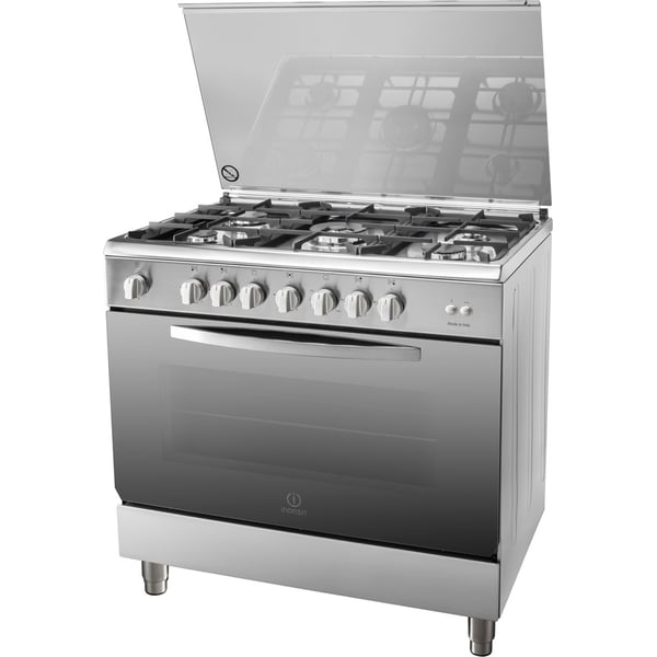 Indesit 5 Gas Burners Cooker I95T1CXEX