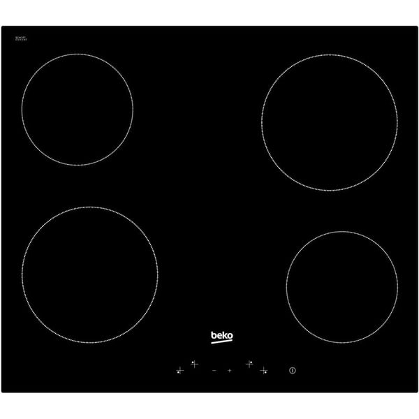 Beko 4 Ceramic Built in Hobs HIC64400E