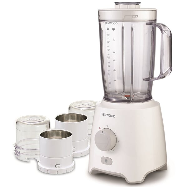 Kenwood Blender 2.0 L Jar 650 Watts With 2 Mill And 1 Extra Jar with Ice Crush function BLP406Wh