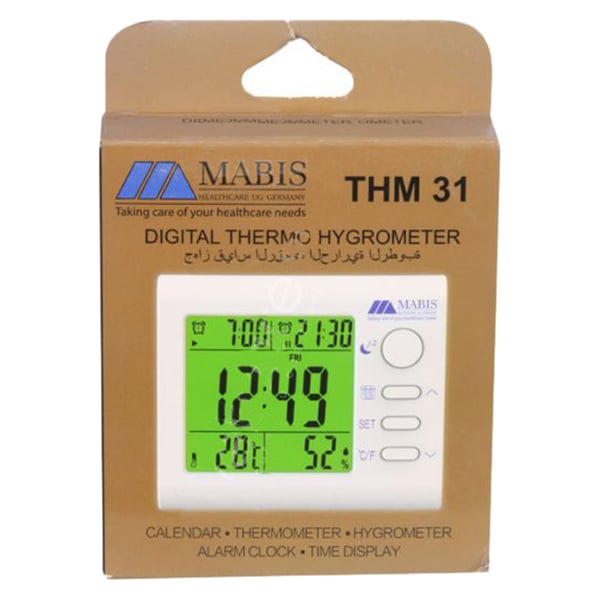 Mabis Digital Thermo Hygrometer THM31