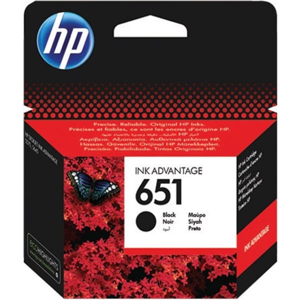 HP C2P10AE 651 Black Original Ink Advantage Cartridge