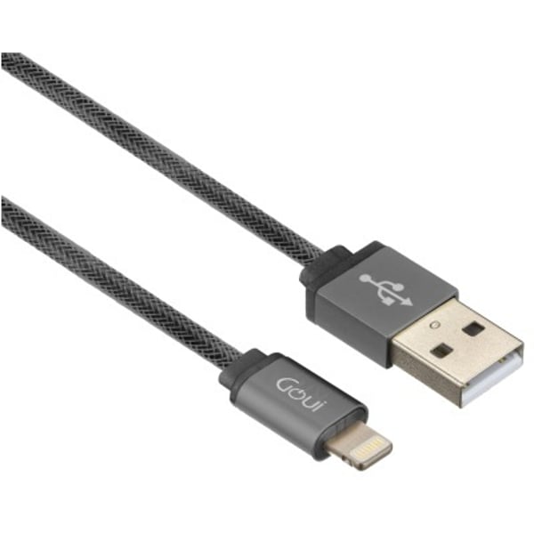 Goui GLC8PINDBK Lightning cable to USB- Dark Black