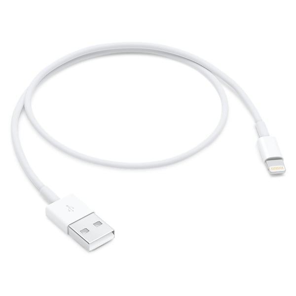 Apple Lightning To USB Cable 0.5M White