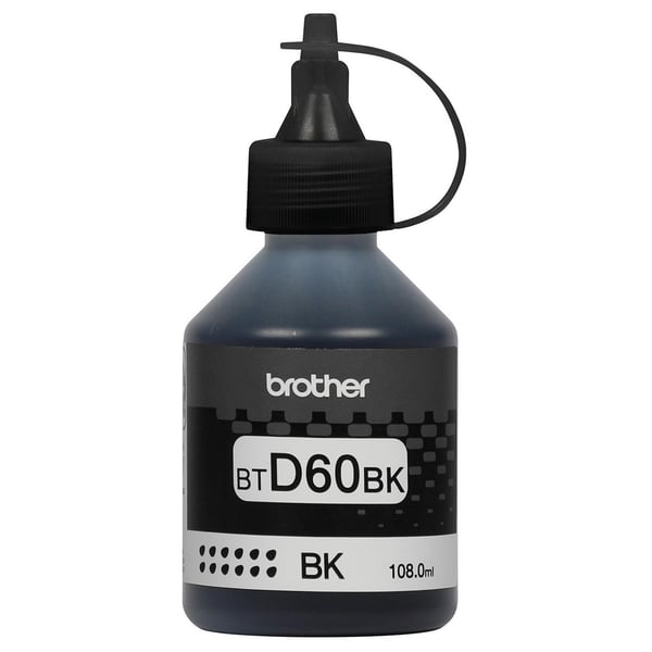 Brother BTD60BK Ultra High Yield Ink Bottle Black