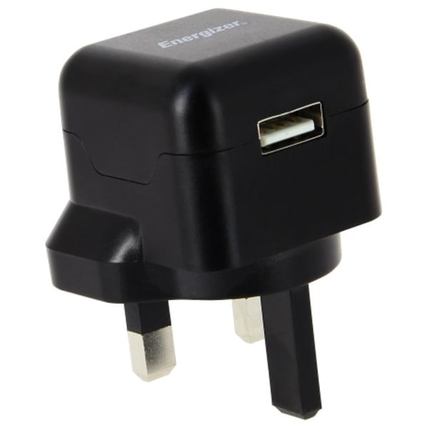 Energizer ACA1AUKCMC3 CL Wall Charger Micro USB UK Black