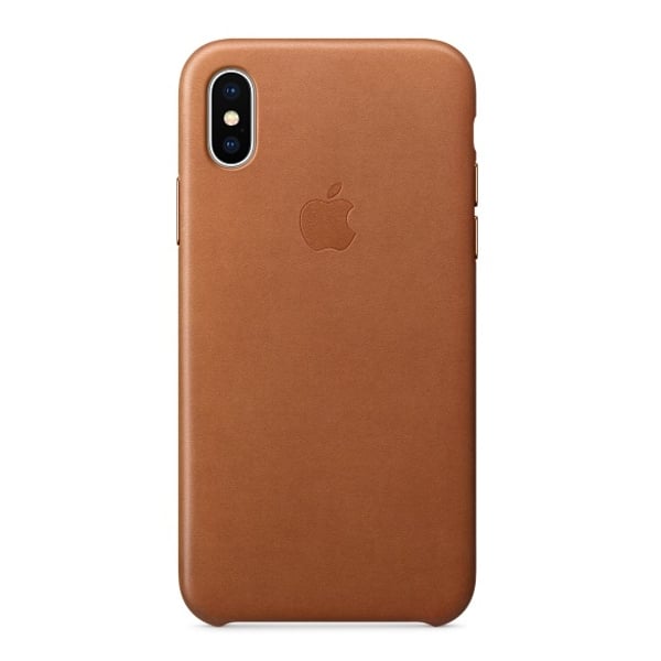 Apple Leather Case Saddle Brown For iPhone X - MQTA2ZM/A
