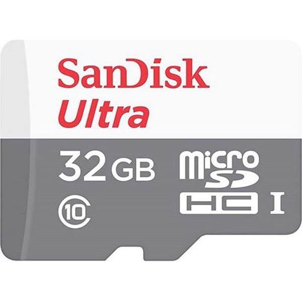 Sandisk SDSQUNB032GGN3MN Ultra Micro SDHC UHS-1 Memory Card 32GB