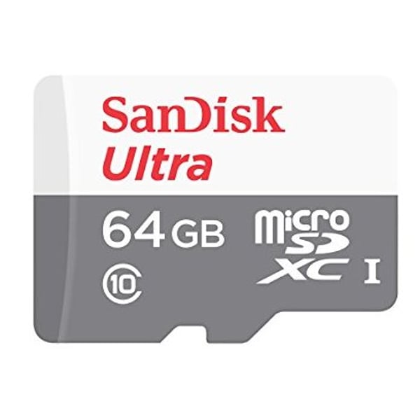 شريحة ذاكرة صغيرة SDXC ألترا أندرويد سعة 16GB فئة 10 نوع Sandisk SDSQUNS064GGN3MN