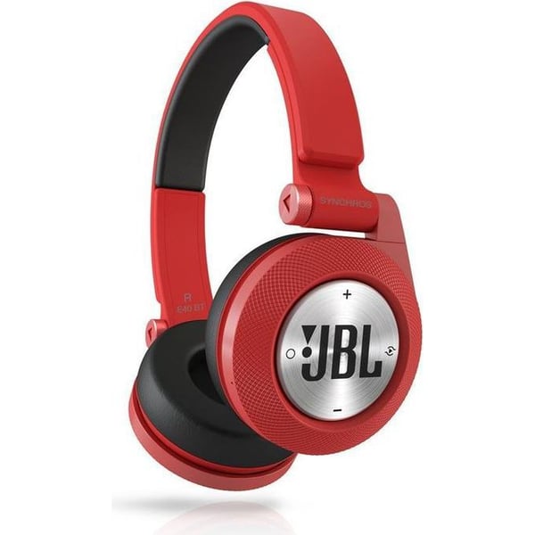 Buy JBL Synchros E40BT Bluetooth On Ear Headphone Red Online in UAE Sharaf DG