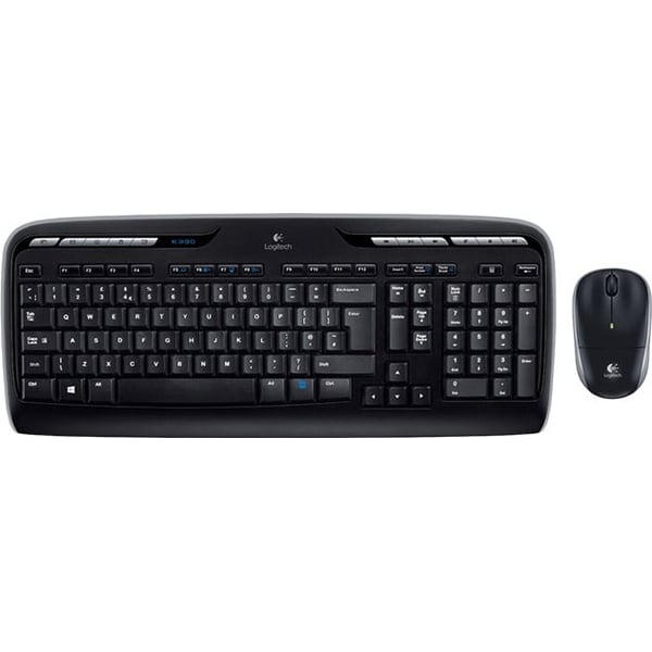 Logitech 920003983 MK330 Wireless Desktop Keyboard & Mouse Black