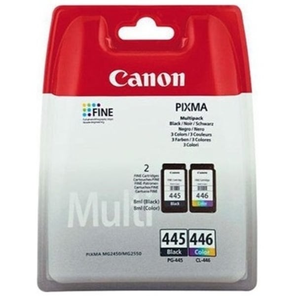 Canon Inkjet Cartridge Black & Multipack Color PG445/CL446