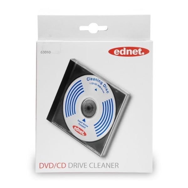 Ednet CD Drive Cleaner CD With Microbrush 63013
