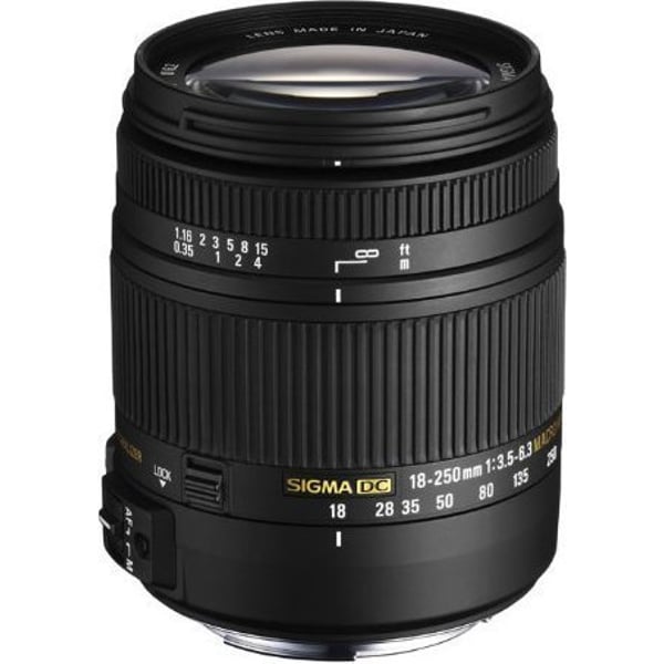 Buy Sigma 18-250mm f3.5-6.3 DC Macro OS HSM Lens For Canon Online  