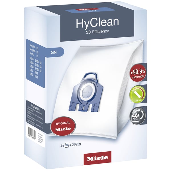 أكياس غبار ميلي HyClean 3D GN - 4.5 لتر (4 أكياس