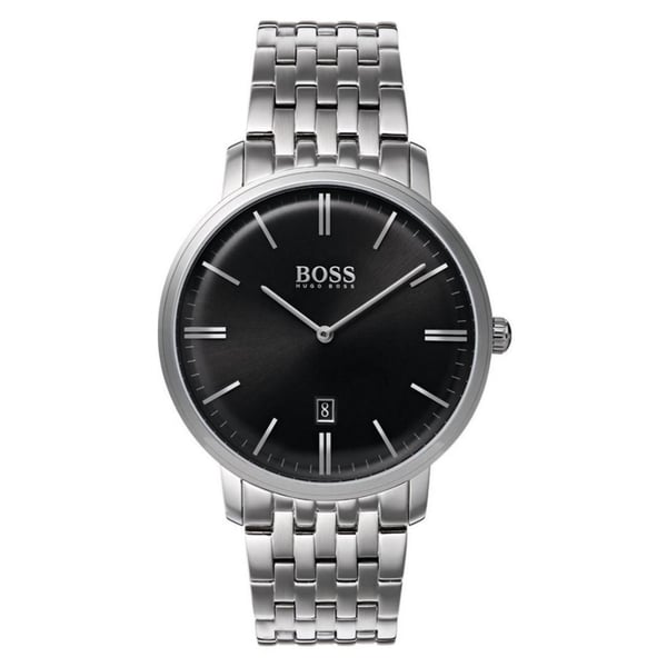 Hugo Boss Tradition Watch For Men with Silver Metal Bracelet