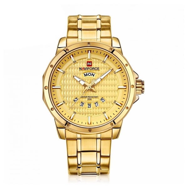 Naviforce gold watch on sale