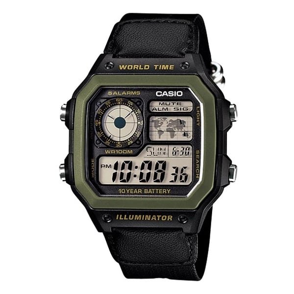 Casio 5 alarms store wr100m price