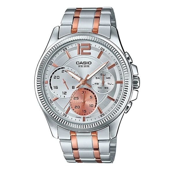 Buy Casio MTP E305RG 7AV Enticer Men s Watch Online in UAE Sharaf DG