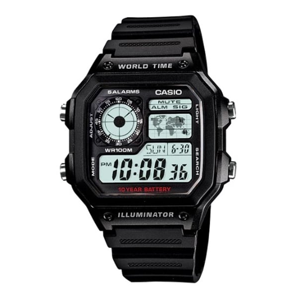 Casio illuminator world store time price