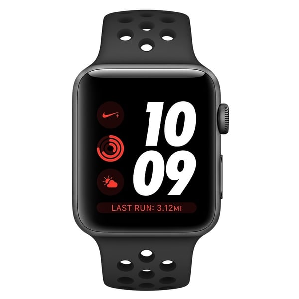 Buy Apple Watch Nike+ GPS + Cellular 38mm Space Grey Aluminium Case with  Anthracite/Black Nike Sport Band Online in UAE