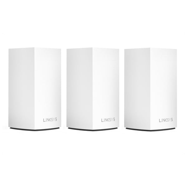 Linksys Velop WHW0103 AC1300 Whole Home Intelligent Mesh WiFi System, Dual-Band, 3-pack