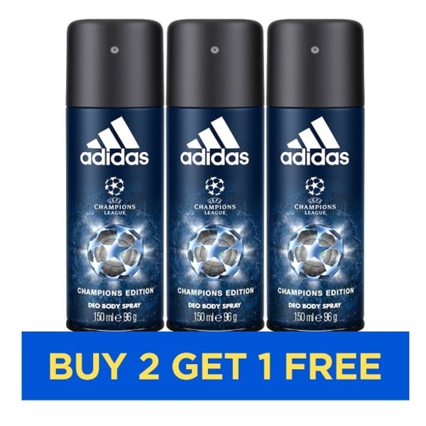 Adidas champions league online deodorant