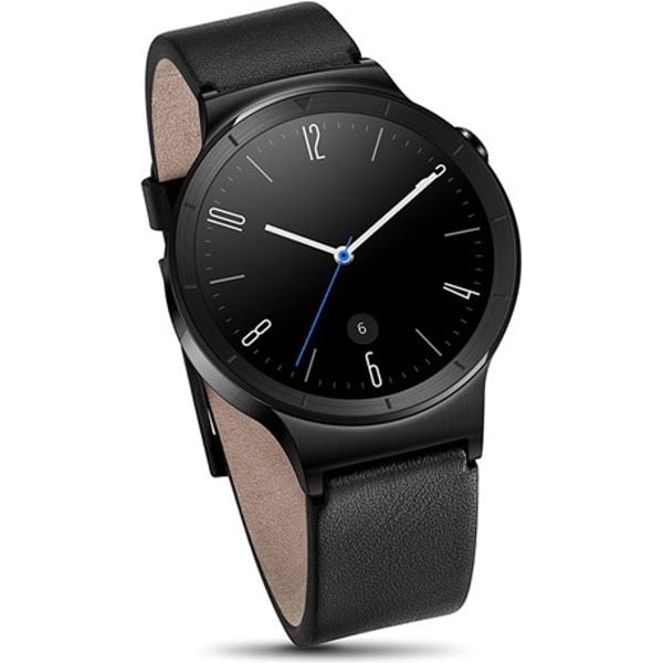 Buy Huawei Watch W1 Black Case With Black Leather Band Online in