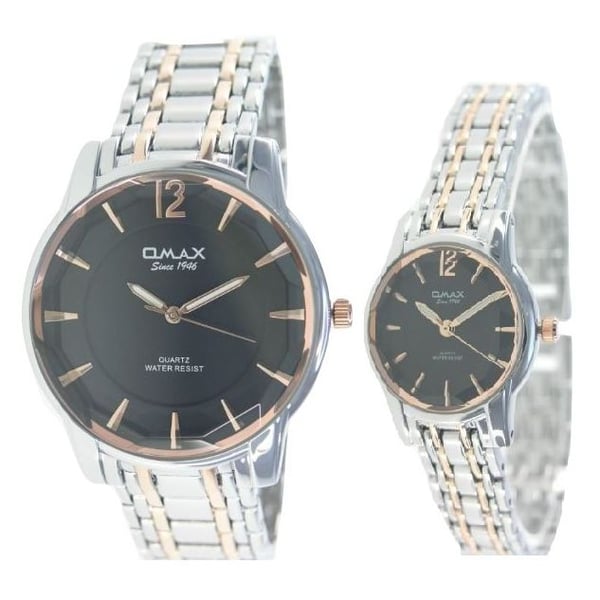 Omax watches outlet couple