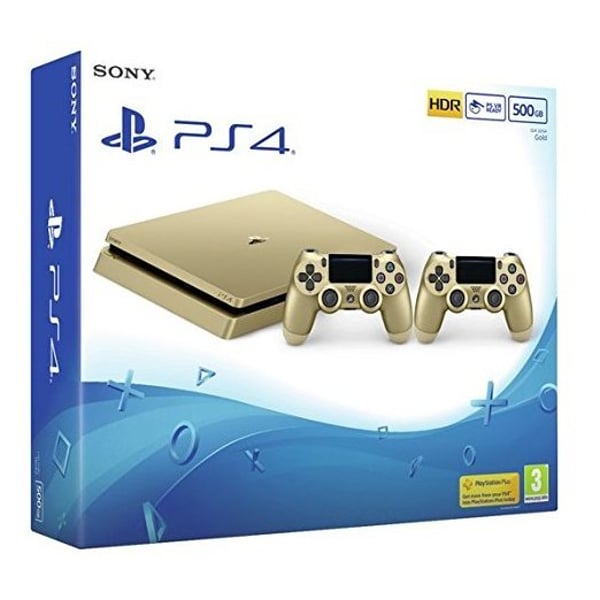 Buy online Best of Sony PS4 Gaming Console 500GB Gold + 1x Controller in Egypt 2020 Sharafdg.com