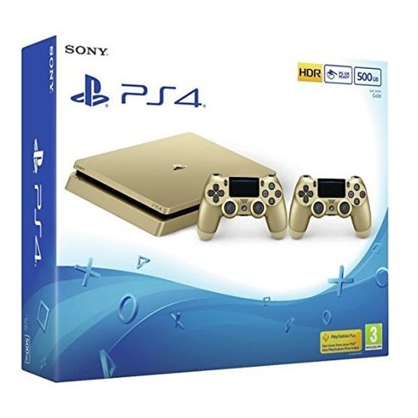 Buy online Best price of Sony PS4 Slim Gaming Console 500GB Gold +