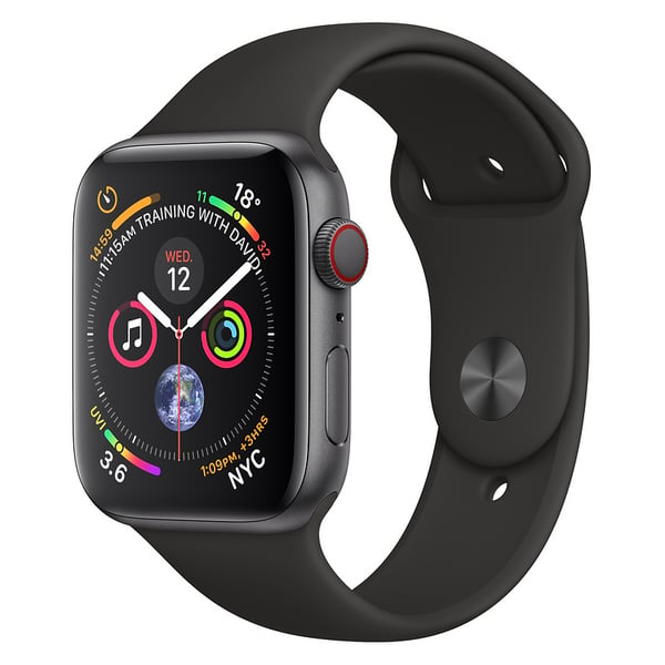 Apple Watch Series 4 GPS 40mm Space Grey Aluminium Case With Black Sport Band Pre order