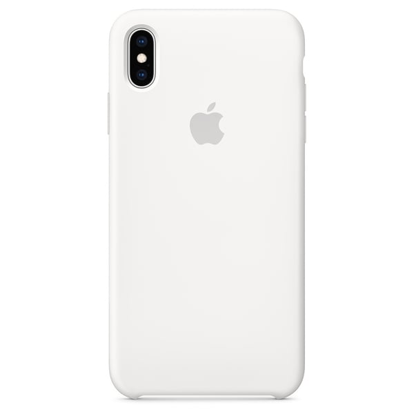 Apple Silicone Case White For iPhone XS