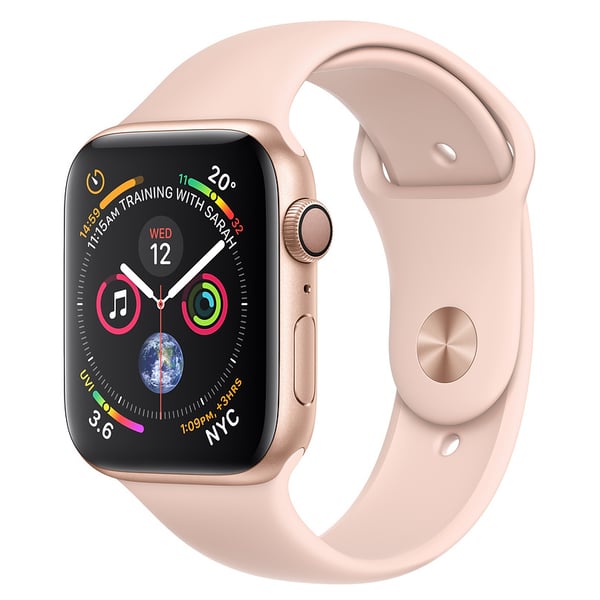 Apple Apple Watch Series 4 GPS 44mm Gold Aluminium Case With Pink Sand Sport Band
