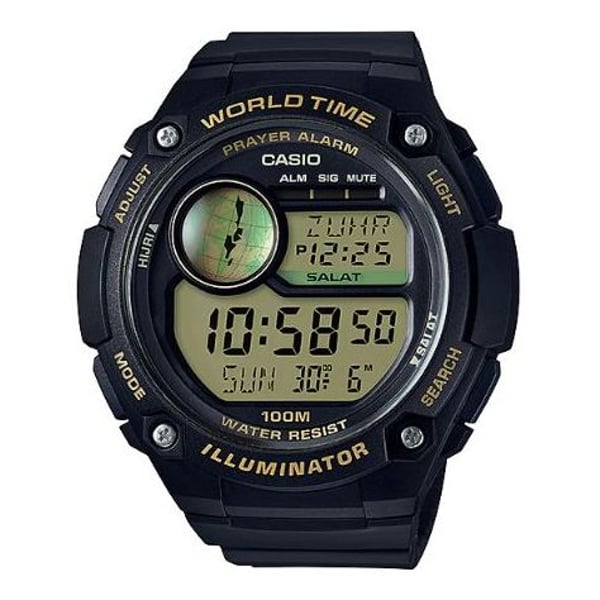 Casio prayer compass store watch price