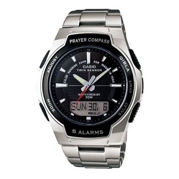 Casio prayer compass store watch price