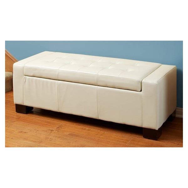 White on sale storage bench