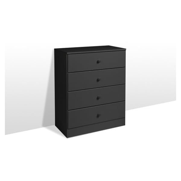 Large black deals chest of drawers