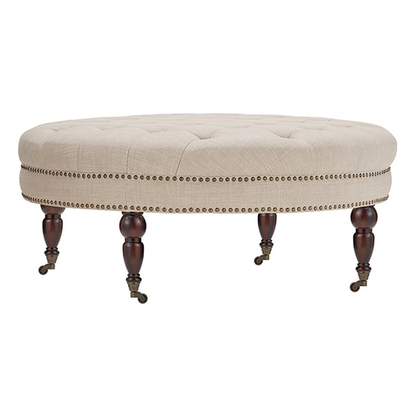 Beige ottoman deals