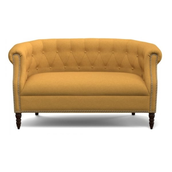 Yellow loveseat on sale