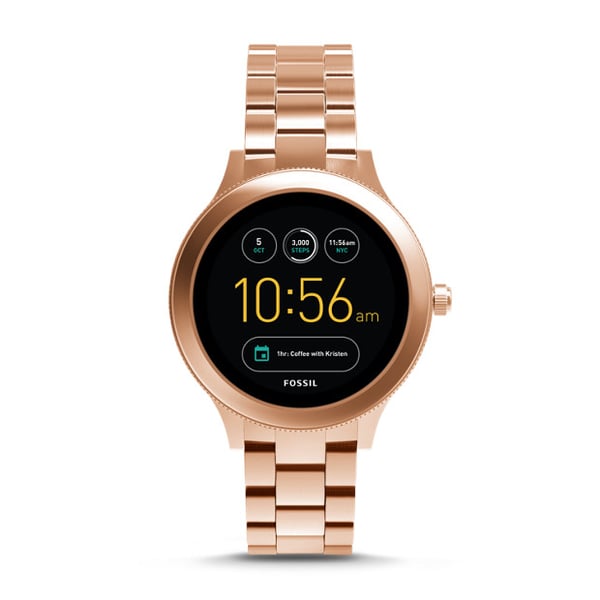 Buy Fossil FTW6000 Gen 3 Smartwatch Q Venture Rose Gold Tone Stainless Steel Online in UAE Sharaf DG