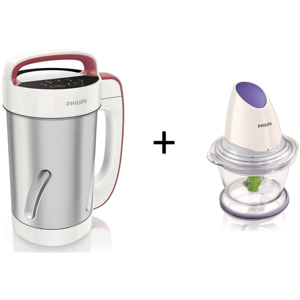 Philips Soup Maker HR2200 + Chopper HR1397 price in Bahrain, Buy Philips  Soup Maker HR2200 + Chopper HR1397 in Bahrain.