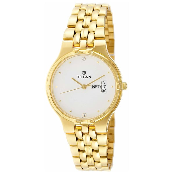 Titan gold colour outlet watch price