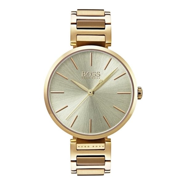 Hugo boss watch womens rose outlet gold