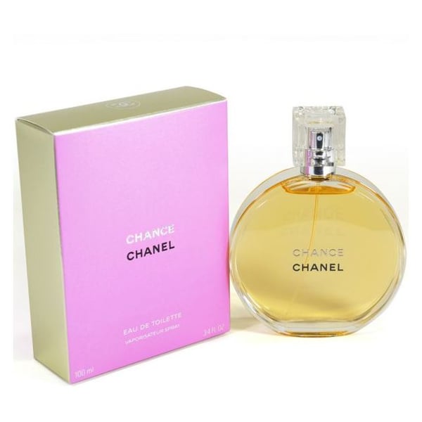 Chanel chance store perfume pink