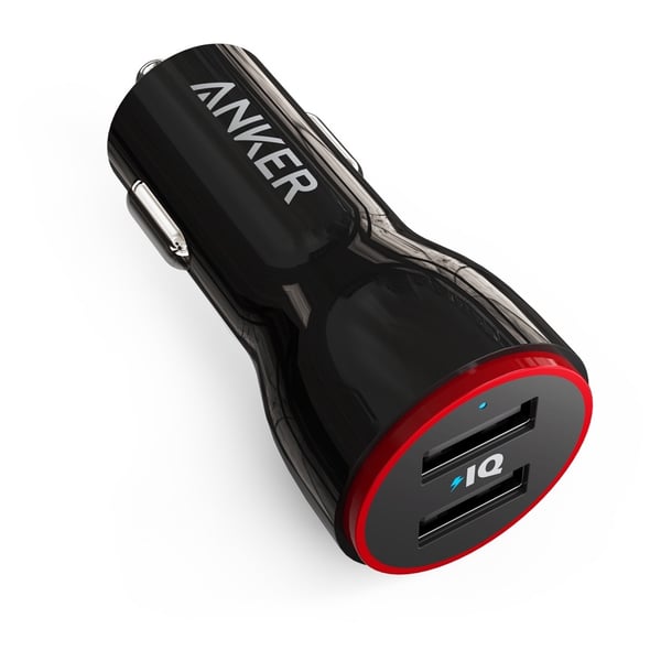 Anker Powerdrive 2 Dual USB Car Charger Black